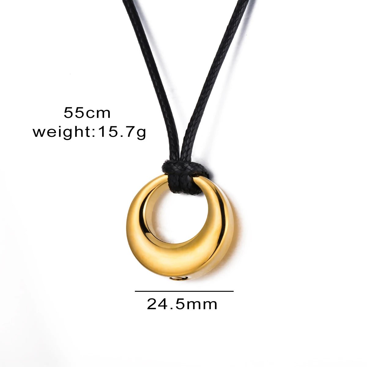 Eternal Circle of Life Cremation Necklace – Timeless Memorial Jewelry with Funnel Kit - Lumen Memory